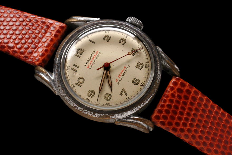 アンティクスイス製ロダニア50年代メンズウオッチ